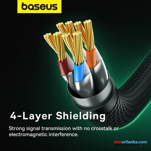 Baseus 3Meter High Speed CAT8 40Gigabit Ethernet Nylon Braided Cable (6M)